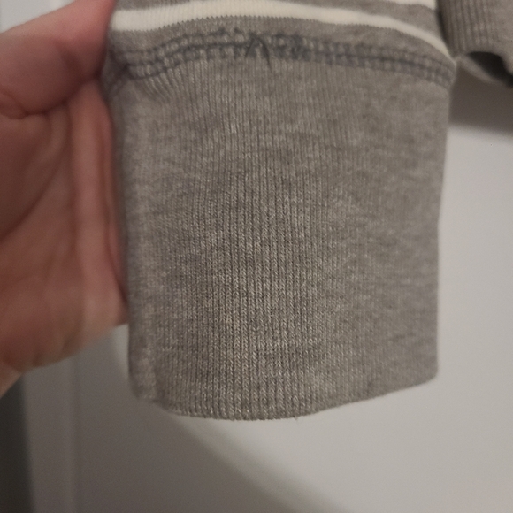 XL AE Hoodie Sweatshirt Grey Striped - Picture 5 of 8
